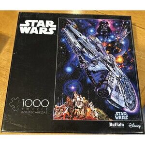 NEW Buffalo Games Star Wars Millennium Falcon 1000-Piece Jigsaw Puzzle